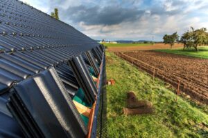 travaux de toiture dans les bâtiments agricoles